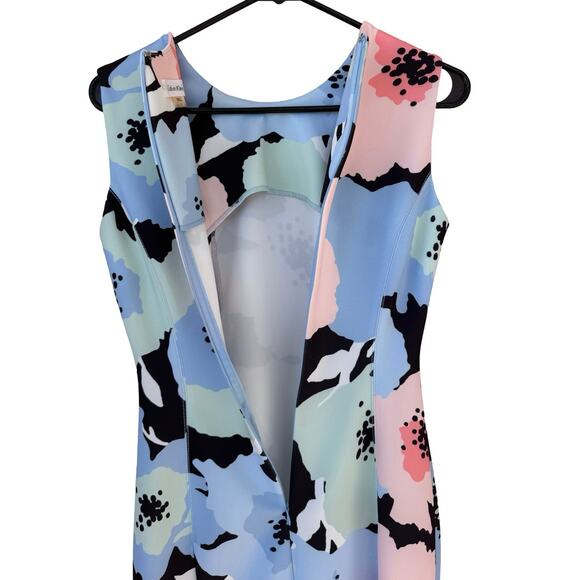 Calvin Klein Floral Sheath Dress - Women’s Size 4, Blue Multi, Sleeveless - Picture 6 of 6